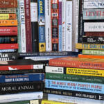 piles of nonfiction books