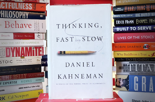 Thinking Fast and Slow by Daniel Kahneman, book cover